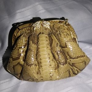 Mannelli florence snakeskin bag